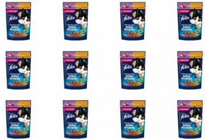 Влажный для кошек Аппетитные кусочки Двойная вкуснятина с ягненком и курицей, 75 г – фото 1