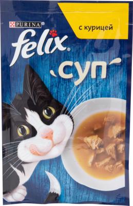 Влажный корм для кошек суп с курицей 48 г – фото 18