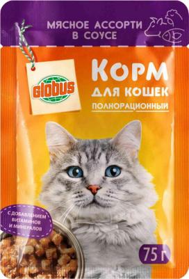 Корм для кошек мясное ассорти