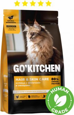 Kitchen Skin + Coat Care Chicken - Сухой корм для котят и кошек с цыпленком 4640201673465 – фото 1