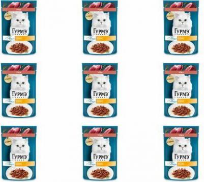 Влажный корм для кошек Перл Нежное филе с уткой в соусе 75г – фото 15