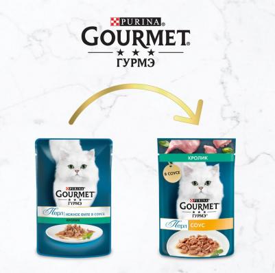 Влажный корм для кошек Перл Нежное филе со вкусом кролика в соусе 75г – фото 2