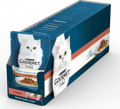 Влажный корм для кошек perle кусочки утка, 85 г – фото 20