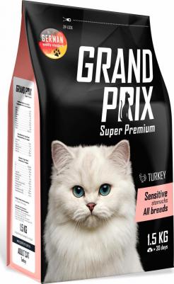 Корм сухой Sensitive Stomachs индейка для кошек с чувствительным пищеварением 1.5 кг – фото 3