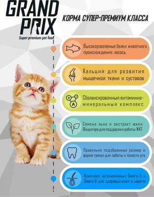 Сухой корм Kitten Salmon с лососем для котят 1,5кг – фото 12