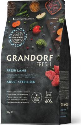 Сухой корм для кошек Fresh, для стерилизованных, ягненок, батат, 2 кг – фото 13