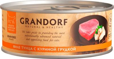 Влажный корм для кошек Филе тунца с куриной грудкой 0,07 кг – фото 15