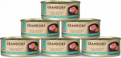 Влажный корм для кошек, филе тунца с лососем 6 шт по 70 г – фото 5