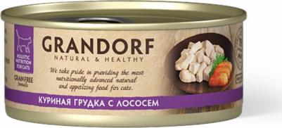 Влажный корм для кошек Куриная грудка с лососем 0,07 кг – фото 6