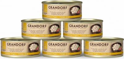 Влажный корм для кошек Куриная грудка с утиным филе 0,07 кг – фото 14