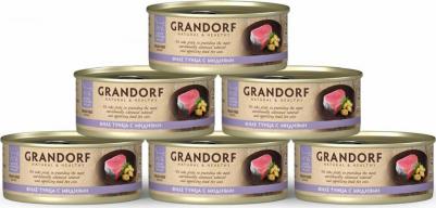 влажный корм для взрослых кошек всех пород, филе тунца с мидиями – фото 5