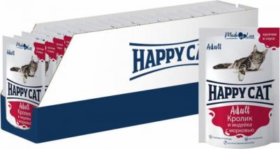 паучи для кошек кролик,индейка и морковь (85 г) – фото 1