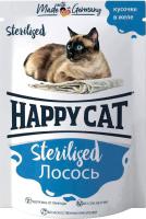 Паучи для стерилизованных кошек лосось кусочки в желе - 0,085 кг х 24шт – фото 3