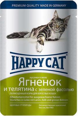 Влажный корм для кошек Adult Ягненок и телятина с зеленой фасолью в желе 100г – фото 8