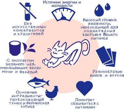 Корм для кошек Киннодаси в желе Микс тунцов пауч 60г – фото 17