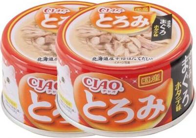 тороми ж/б 80г в бульоне курин.филе и тунец магуро с кацуобуси,д/кошек х 2шт