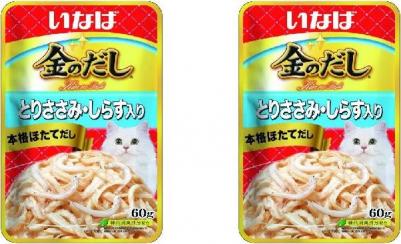 Влажный корм для кошек KINNODASHI Куриное филе с мальками ширасу, 60 гр – фото 2