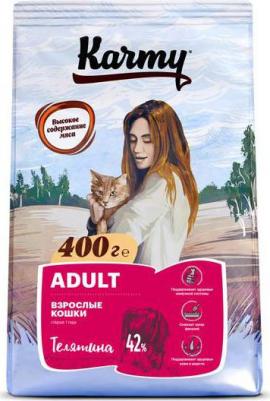 Сухой корм для кошек Adult, телятина, 0,4кг – фото 2