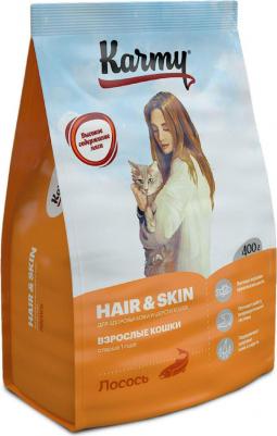 Сухой корм для кошек с лососем для поддержания здоровья кожи и шерсти 10 кг – фото 3