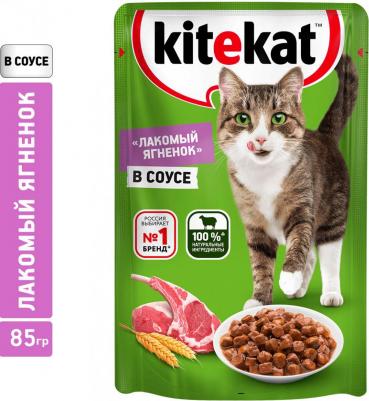 пауч для кошек (кусочки в соусе) (Ягненок, 85 г.) – фото 15