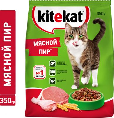 Сухой корм для кошек мясной пир 350 г – фото 4