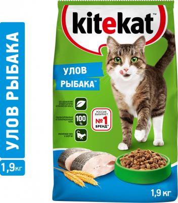 Сухой корм для кошек улов рыбака 1.9кг