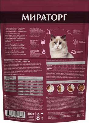 Корм для кошек Pro Meat для стерилизованных, кролик сух. 10кг – фото 9