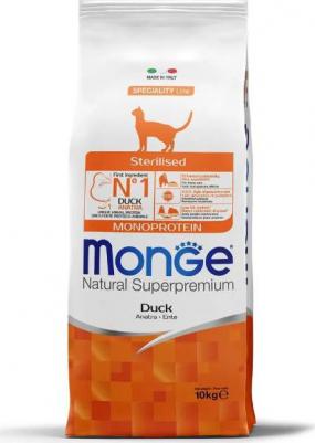 Cat Monoprotein Sterilised Duck корм для взрослых стерилизованных кошек с уткой