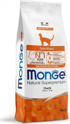 Cat Monoprotein Sterilised Duck корм для взрослых стерилизованных кошек с уткой – фото 2