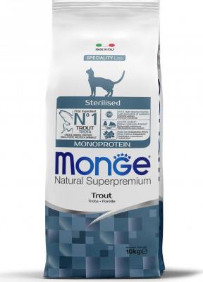 Корм для кошек Cat Monoprotein Sterilised для стерилизованных, форель сух. 1,5кг – фото 19