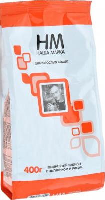 Сухой корм для кошек, цыпленок и рис, 0,4кг – фото 1
