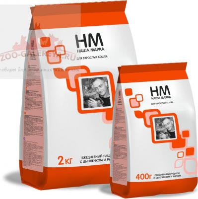 Сухой корм для кошек, цыпленок и рис, 0,4кг – фото 8