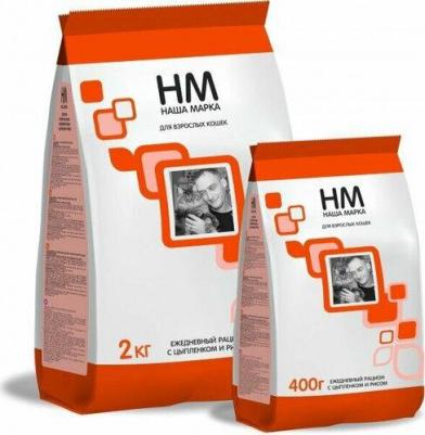 Сухой корм для кошек, цыпленок и рис, 2кг