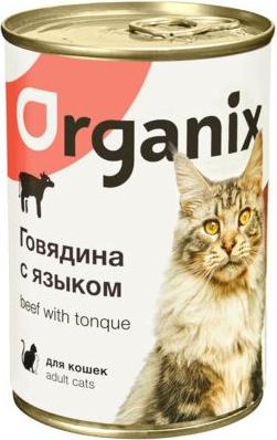 Консервы для кошек с говядиной и языком 100г 24859 – фото 3