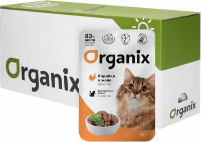 Влажный корм для кошек, индейка в желе, для взрослых, 24шт по 85г – фото 3