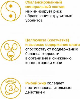 Влажный корм для кошек Urinary Профилактика образования мочевых камней 400 г – фото 3