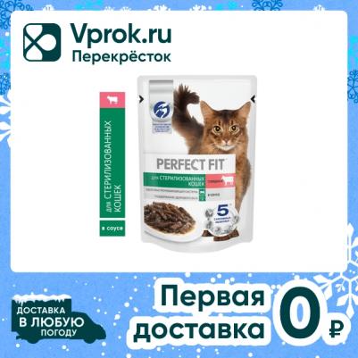Корм для кошек Говядина в соусе 75г – фото 1