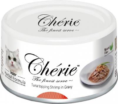 Корм для кошек CHERIE Тунец, креветки в подливке конс – фото 3