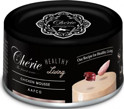 Влажный корм для кошек Cherie - Healthy Living мусс из курицы 0,08 кг