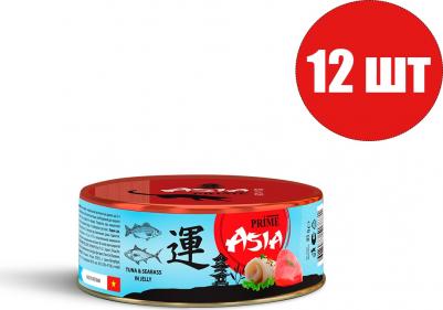 Asia консервы тунец с сибасом в желе 85г х 24шт – фото 1