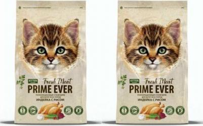 Сухой корм для котят Fresh Meat Kitten, индейка с рисом, 1.5 кг – фото 1