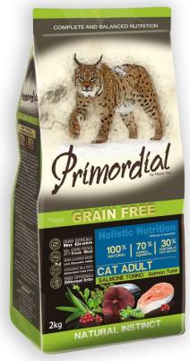 Сухой корм Grain Free Holistic Cat Adult with Salmon & Tuna беззерновой с лососем и тунцом для кошек 2кг