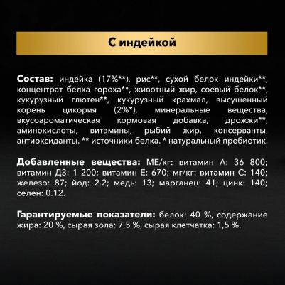 Корм для котят с чувствительным пищеварением, индейка сух. 200г – фото 15