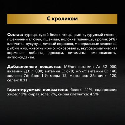 Сухой корм Sterilised для стерилизованных и кастрированных кошек, кролик, 1,5кг – фото 4