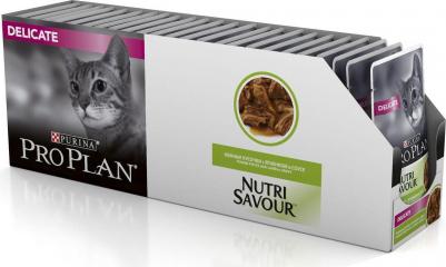 Влажный корм для кошек Nutri Savour Delicate, ягненок, 85г – фото 13