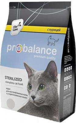 Сухой корм для кастрированных котов и стерилизованных кошек Sterilized курица рис, 400 г – фото 6