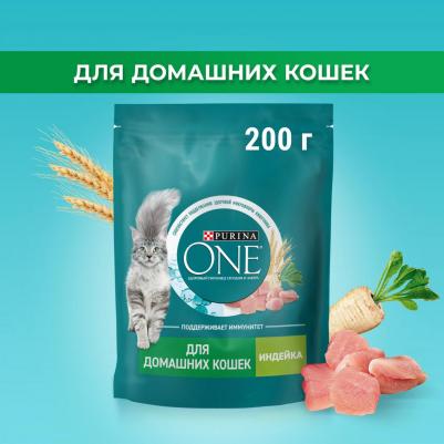 Влажный корм для кошек индейка, 200 г – фото 4