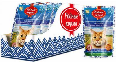 85 г полнорационный консервированный корм для кошек с индейкой кусочки в соусе по-елецки – фото 2