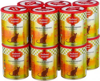 Консервы Мясное угощение с Птицей для кошек 340г – фото 4