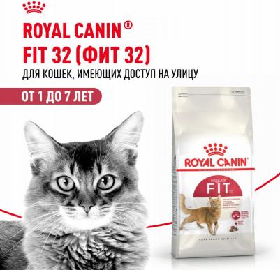 Fit 32 корм для бывающих на улице кошек в возрасте от 1 до 7 лет, 0,2 кг – фото 14
